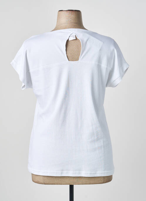 Top manches courtes manches courtes blanc GEVANA femme