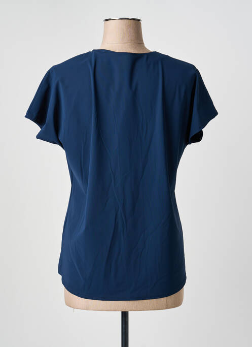 Top manches courtes manches courtes bleu GEVANA femme