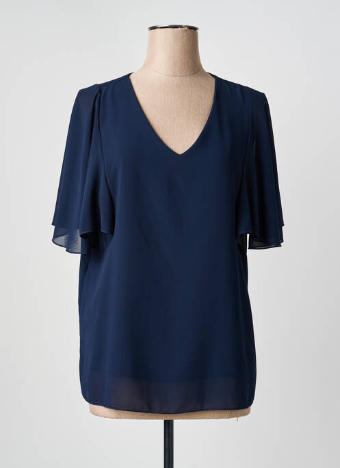 Top manches courtes manches courtes bleu QUATTRO femme