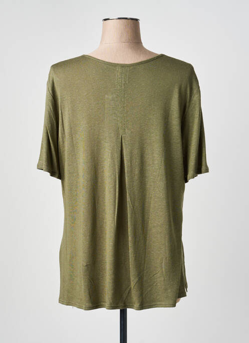 Top manches courtes manches courtes vert GEVANA femme