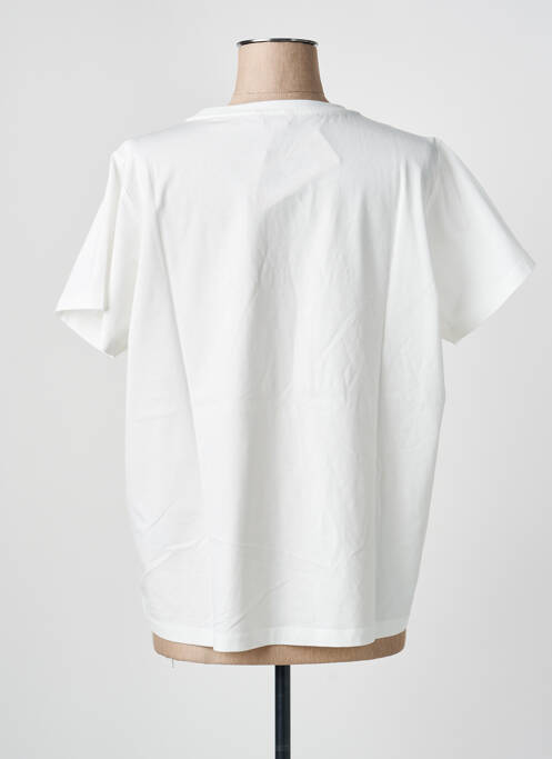 T-shirt coupe droite manches courtes blanc ESQUALO femme