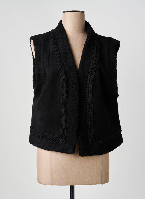 Veste casual coupe droite noir YEST femme