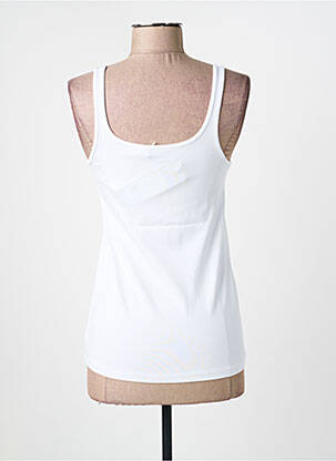 Top stretch fines bretelles blanc YEST femme