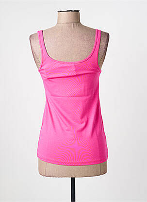 Top tissage jersey fines bretelles rose YEST femme