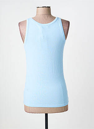 T-shirt stretch manches courtes bleu YEST femme
