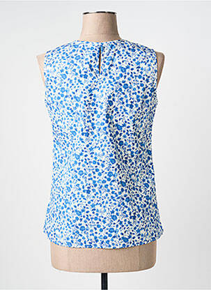 Top sans manche sans manche bleu GEVANA femme