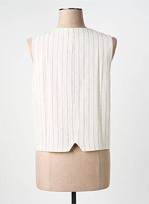 Gilet sans manche poches beige ESQUALO femme