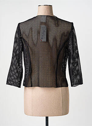 Gilet manches longues manches 3/4 noir GEVANA femme