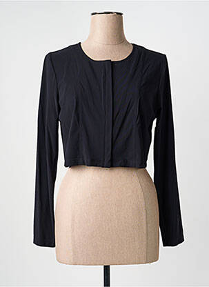 Boléro effet matière satinée noir 3322 femme