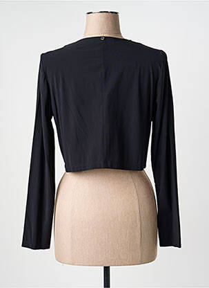 Boléro col rond noir 3322 femme