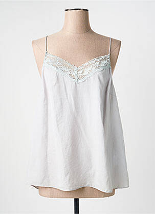 Top stretch fines bretelles gris ESQUALO femme