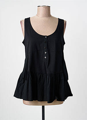 Top coupe cintrée sans manche noir MYRINE ANTWERP femme
