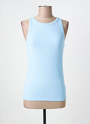 T-shirt stretch manches courtes bleu YEST femme