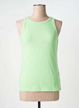 T-shirt stretch manches courtes vert YEST femme