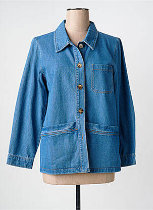 Veste casual coupe droite bleu Y'COO femme