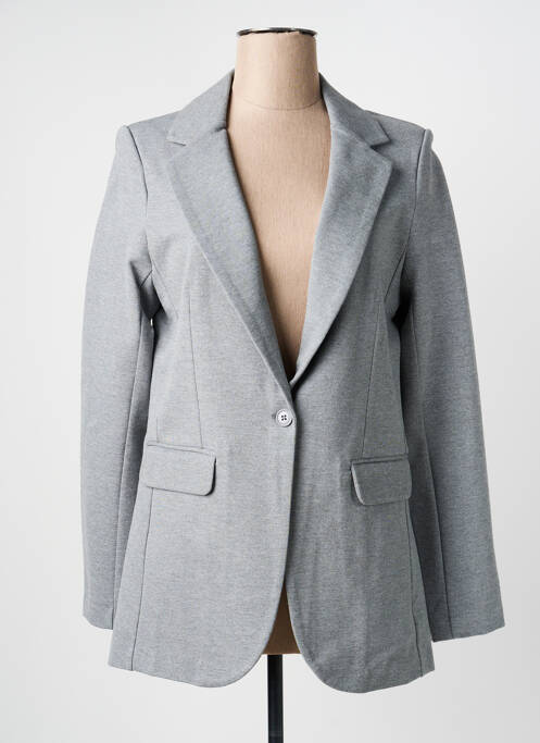 Blazer poches gris YEST femme
