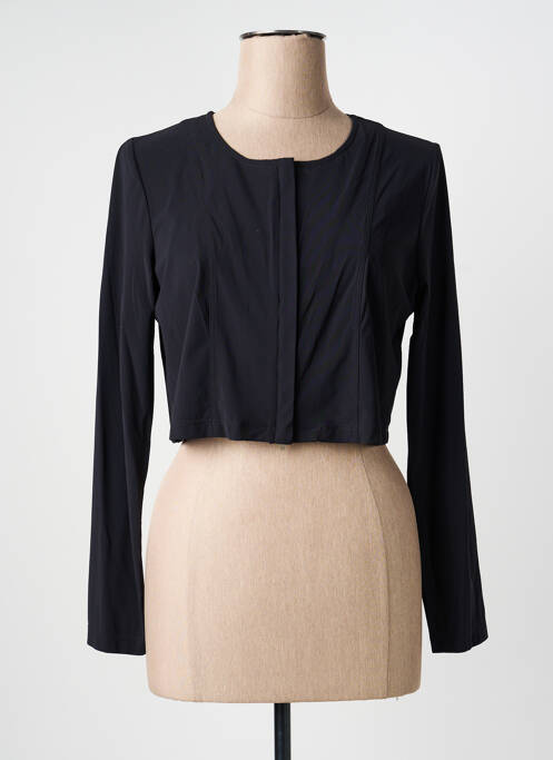 Boléro effet matière satinée noir 3322 femme