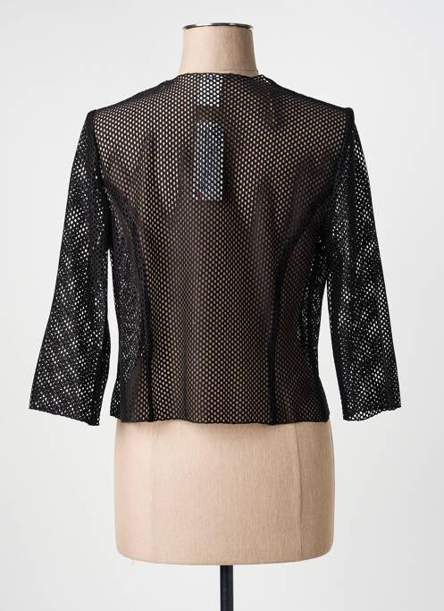 Gilet manches longues manches 3/4 noir GEVANA femme