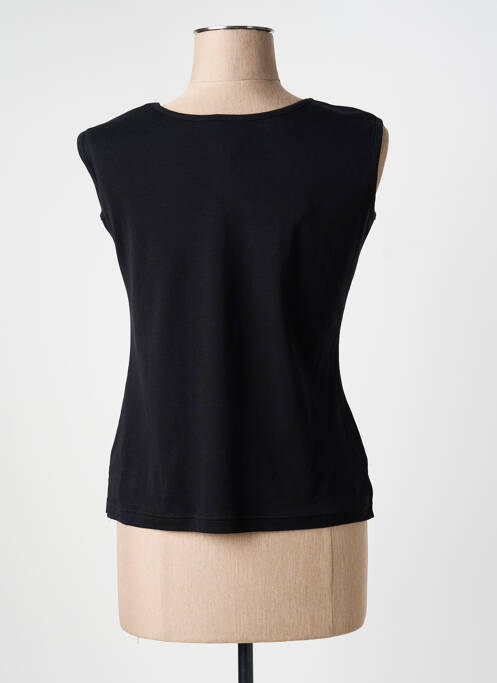 Débardeur stretch sans manche noir GEVANA femme
