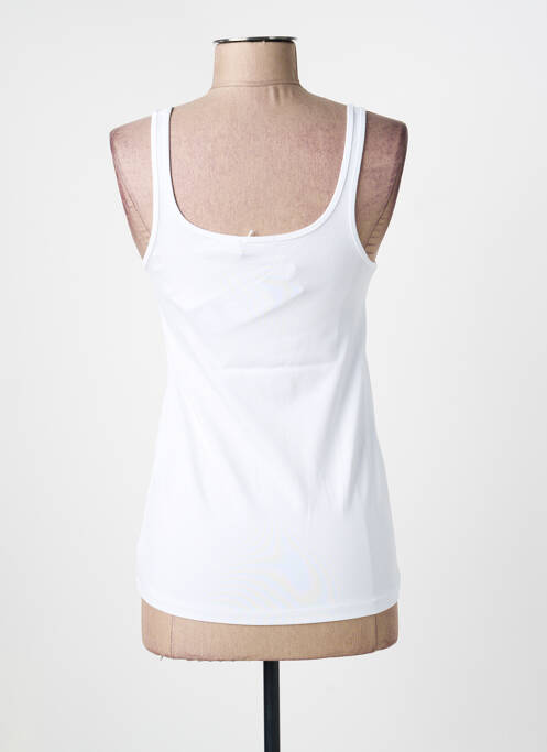 Top stretch fines bretelles blanc YEST femme