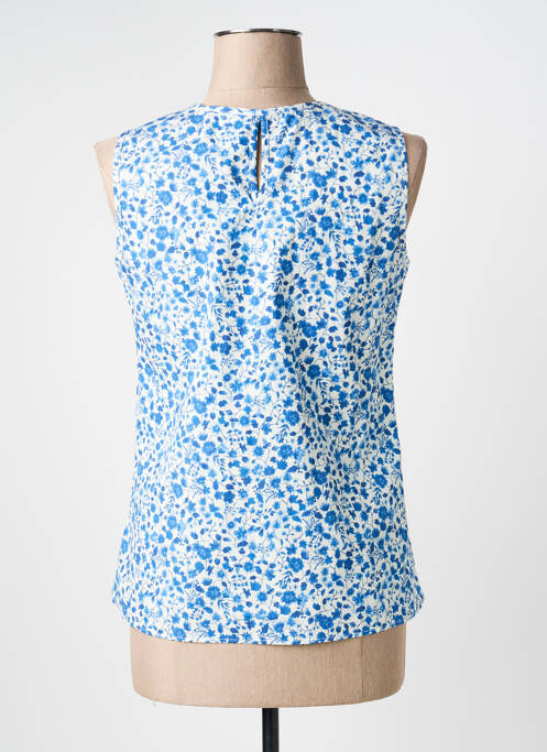 Top sans manche sans manche bleu GEVANA femme