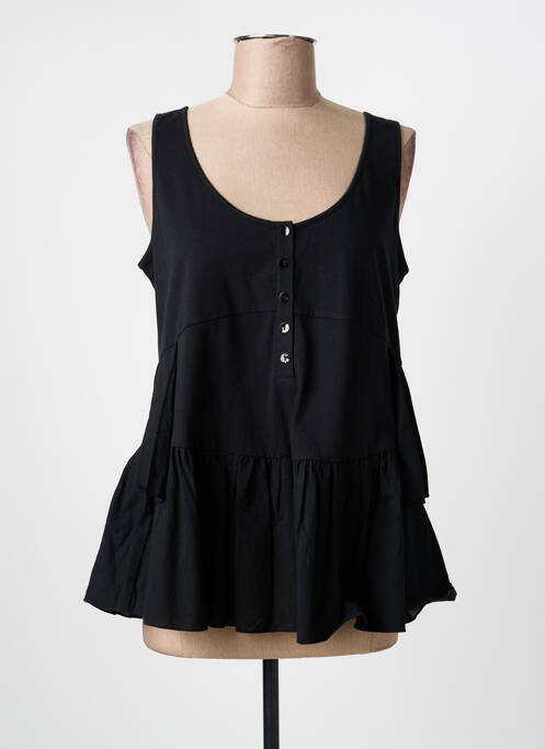 Top coupe cintrée sans manche noir MYRINE ANTWERP femme