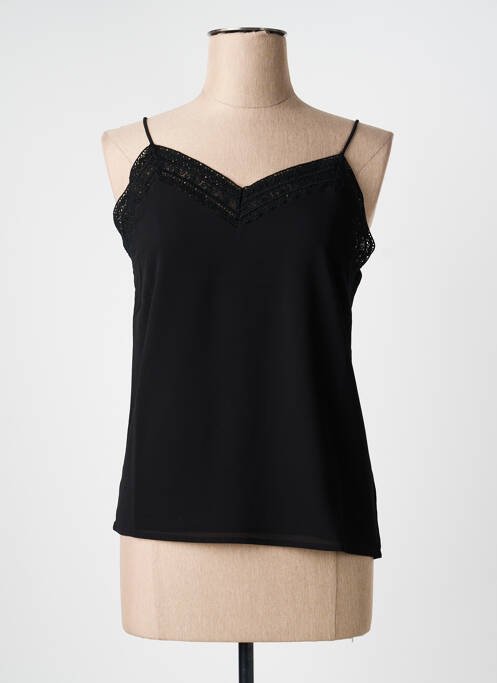 Top manches bretelles ajustables fines bretelles noir Y'COO femme