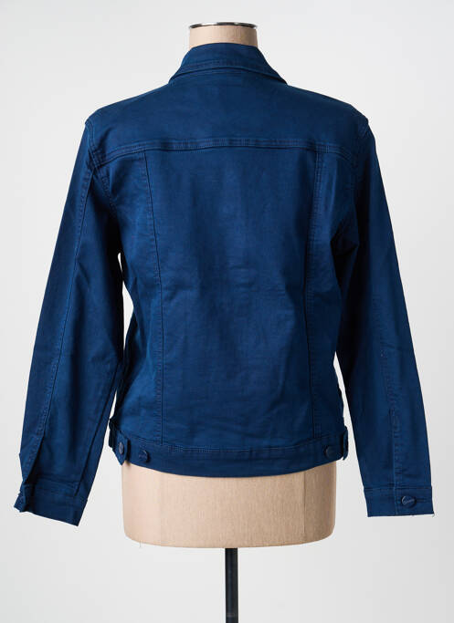 Veste casual poches bleu GEVANA femme