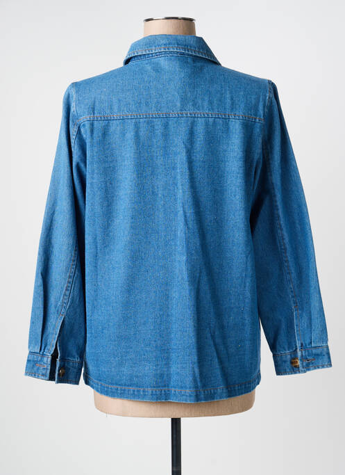Veste casual coupe droite bleu Y'COO femme