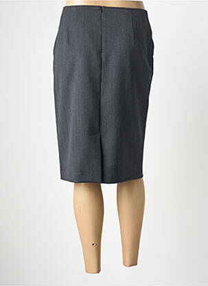 Jupe mi-longue taille normale gris QUATTRO femme