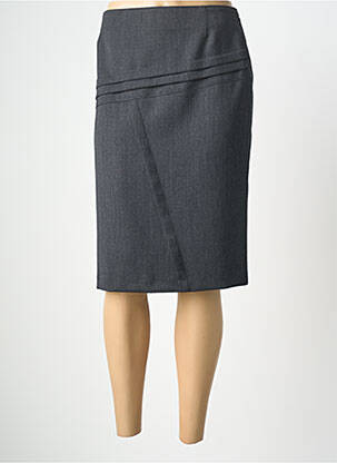 Jupe mi-longue taille normale gris QUATTRO femme