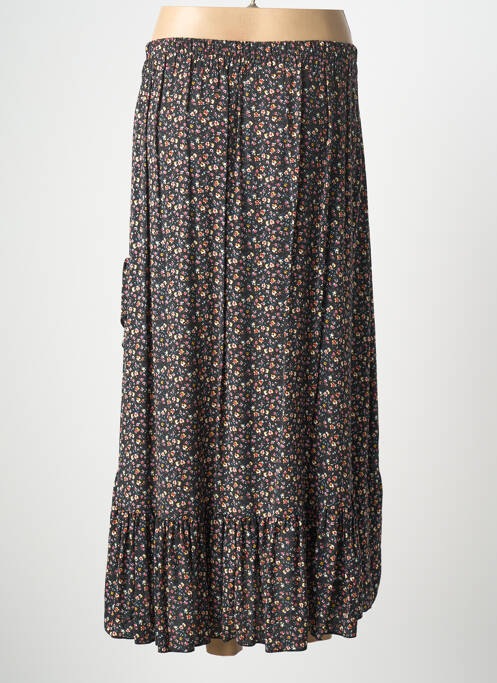 Jupe longue coupe fluide noir QUATTRO femme