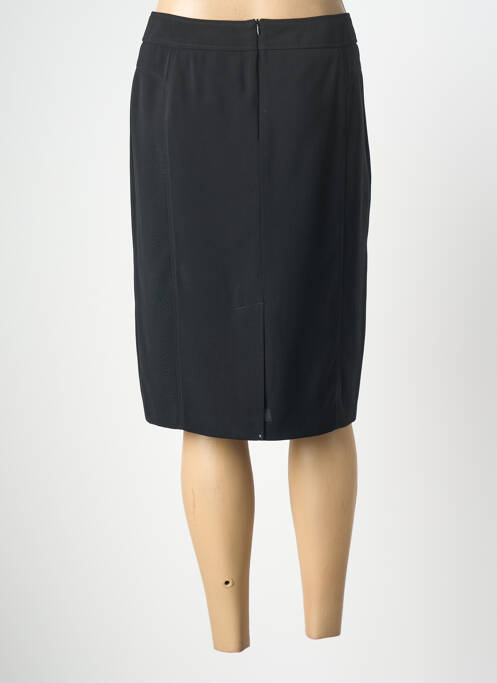 Jupe mi-longue taille normale noir GELCO femme