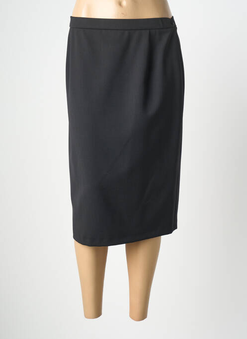 Jupe mi-longue taille normale noir QUATTRO femme