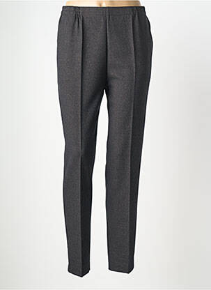 Pantalon slim taille élastique gris GEVANA femme