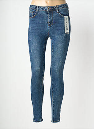 Jeans skinny poches bleu LAULIA femme