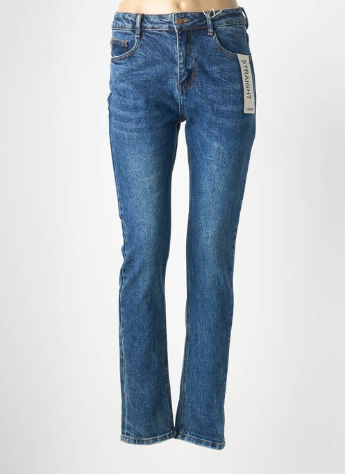 Jeans coupe slim poches bleu LAULIA femme