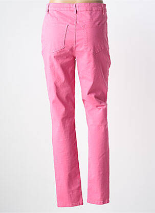 Jeans coupe slim stretch taille normale rose YEST femme
