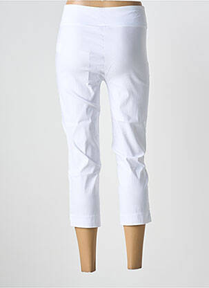 Pantacourt stretch taille normale blanc YEST femme