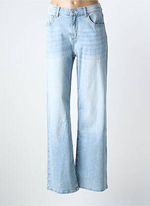 Jean coupe flare stretch taille normale bleu ESQUALO femme