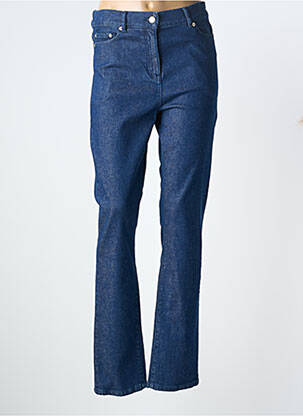 Jeans coupe slim tissage brut taille normale bleu GEVANA femme