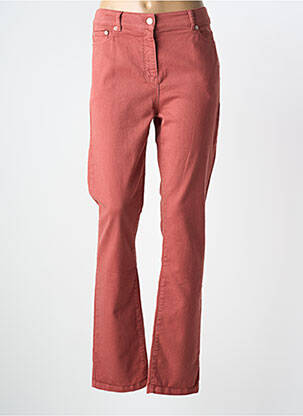 Jeans coupe slim taille normale taille normale orange GEVANA femme