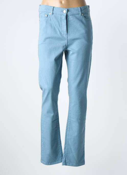 Jeans coupe slim taille normale taille normale bleu GEVANA femme