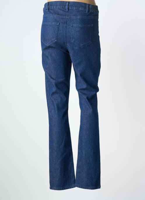 Jeans coupe slim tissage brut taille normale bleu GEVANA femme