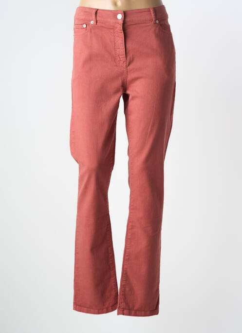 Jeans coupe slim taille normale taille normale orange GEVANA femme