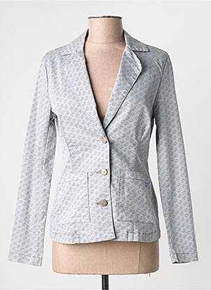 Blazer coupe cintrée gris CREAM femme