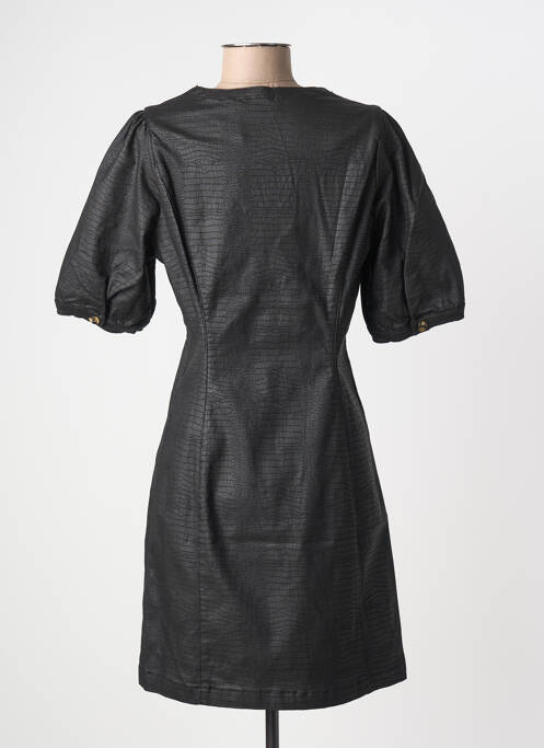 Robe mi-longue manches courtes manches courtes noir CREAM femme