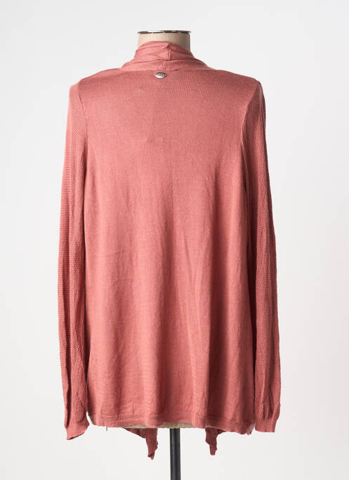 Gilet manches longues manches longues rose LA FIANCEE DU MEKONG femme