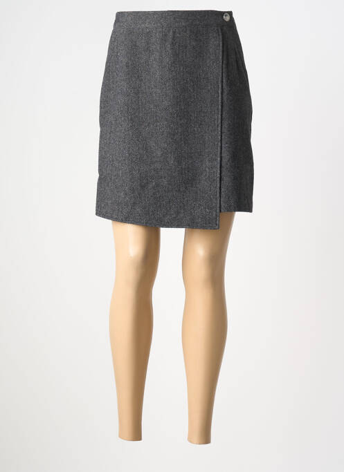 Jupe courte poches gris C'EST BEAU LA VIE femme