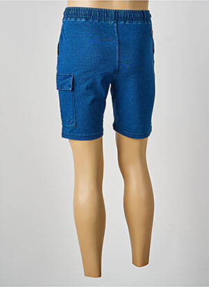 Bermuda taille élastique taille normale bleu SUN VALLEY homme